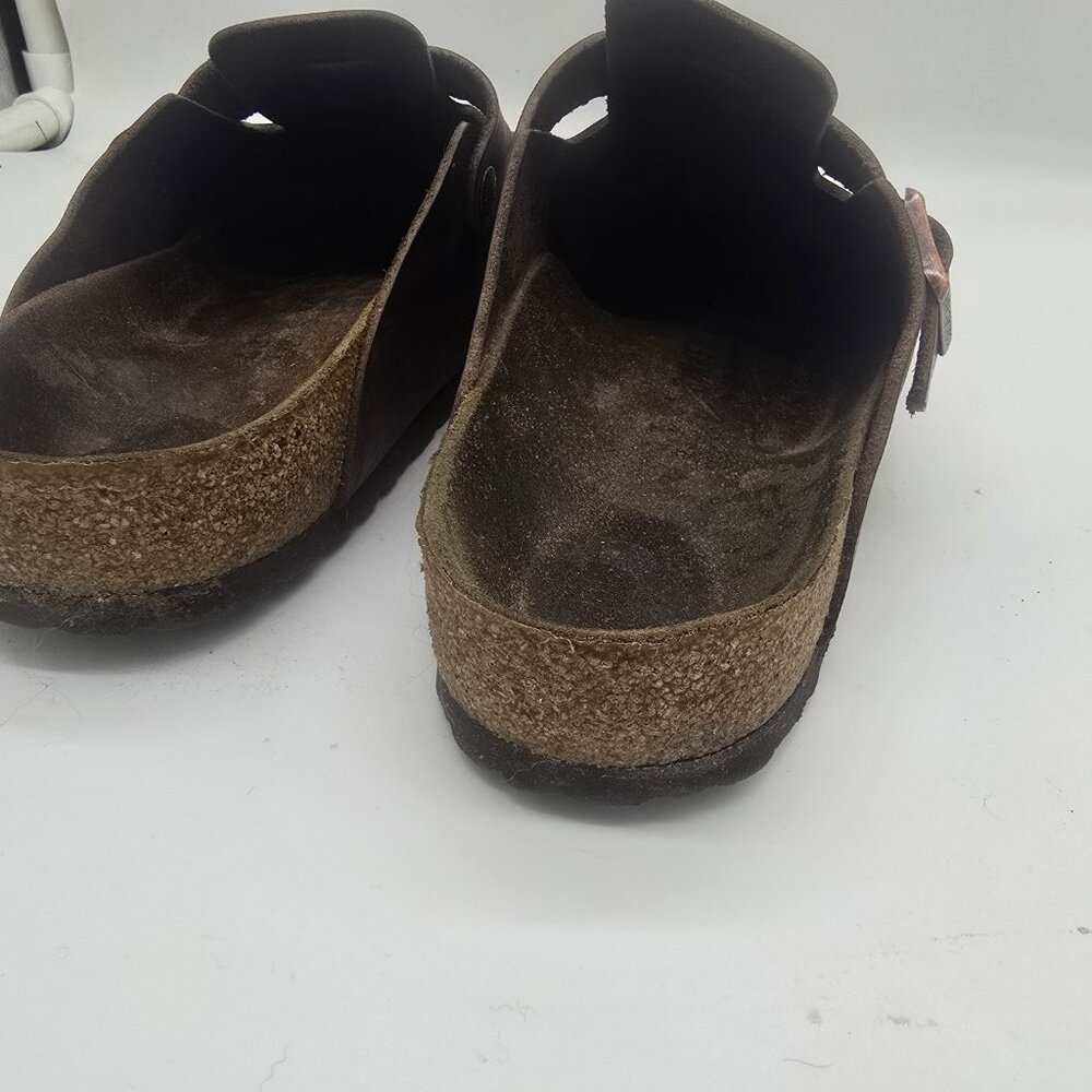 Birkenstock Boston leather, DK Brown size 43 - Picture 4 of 6